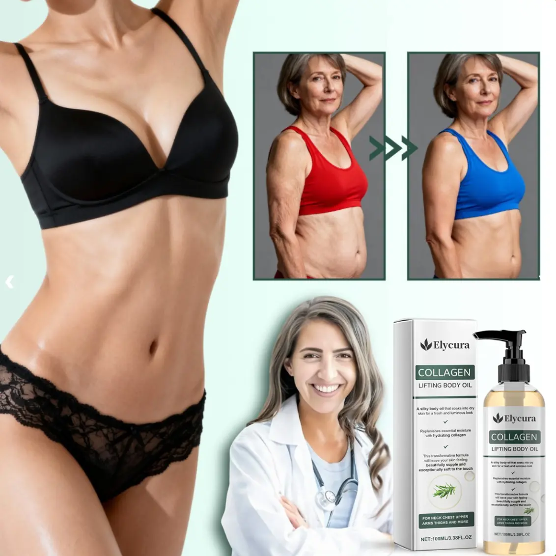 ELYCURA™ Collagen Lifting Body Oil